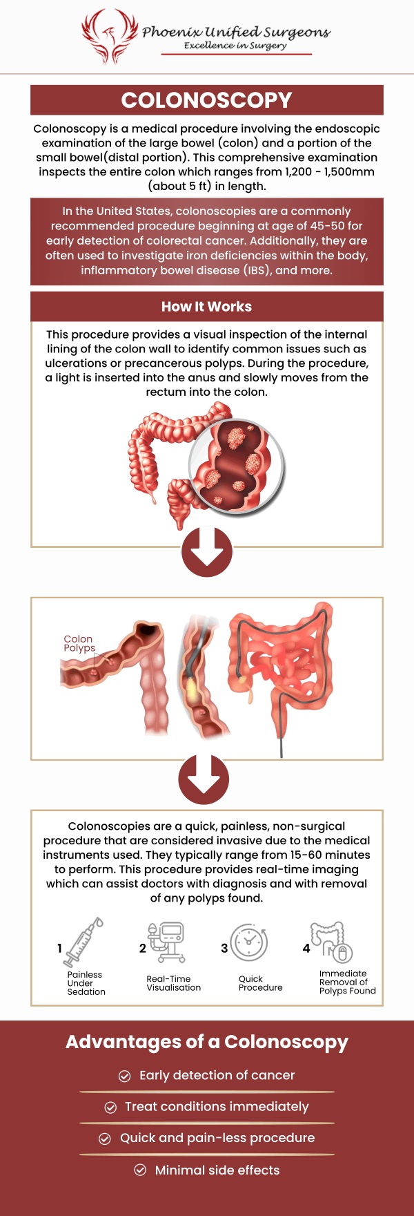An urgent colonoscopy may be needed to diagnose and address serious gastrointestinal symptoms, such as unexplained bleeding, severe abdominal pain, or sudden changes in bowel habits. Visit Dr. Debora J. Fox-McClary, M.D., MBA, FACS, FASCRS, and her team. For more information, contact us or schedule an appointment online. We are conveniently located at 20333 N 19th Avenue, Ste 230 Phoenix, AZ 85027. An urgent colonoscopy may be needed to diagnose and address serious gastrointestinal symptoms, such as unexplained bleeding, severe abdominal pain, or sudden changes in bowel habits. Visit Dr. Debora J. Fox-McClary, M.D., MBA, FACS, FASCRS, and her team. For more information, contact us or schedule an appointment online. We are conveniently located at 20333 N 19th Avenue, Ste 230 Phoenix, AZ 85027.